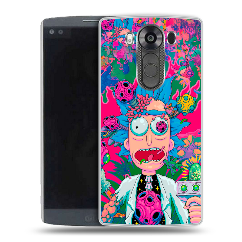Пластиковый чехол на LG V10 с принтом Рик и Морти Rick Morty Пластиковый чехол на LG V10 с принтом Рик и Морти Rick Morty