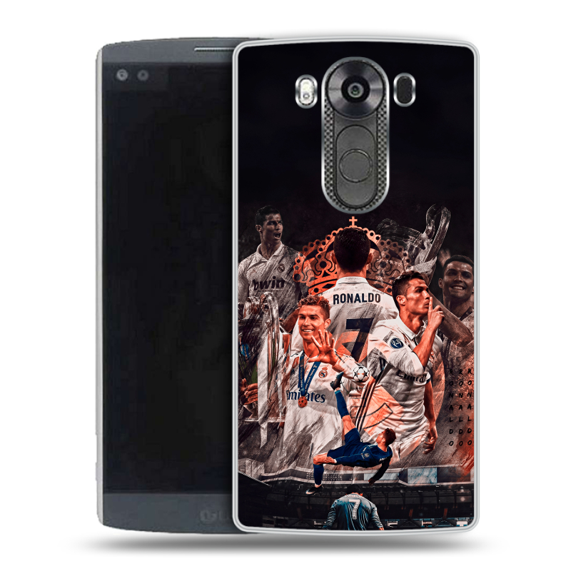 Силиконовый чехол на LG V10 с принтом Реал Роналдо Real Ronaldo Силиконовый чехол на LG V10 с принтом Реал Роналдо Real Ronaldo
