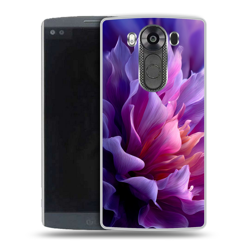 Пластиковый чехол на LG V10 с принтом женский цветы Пластиковый чехол на LG V10 с принтом женский цветы