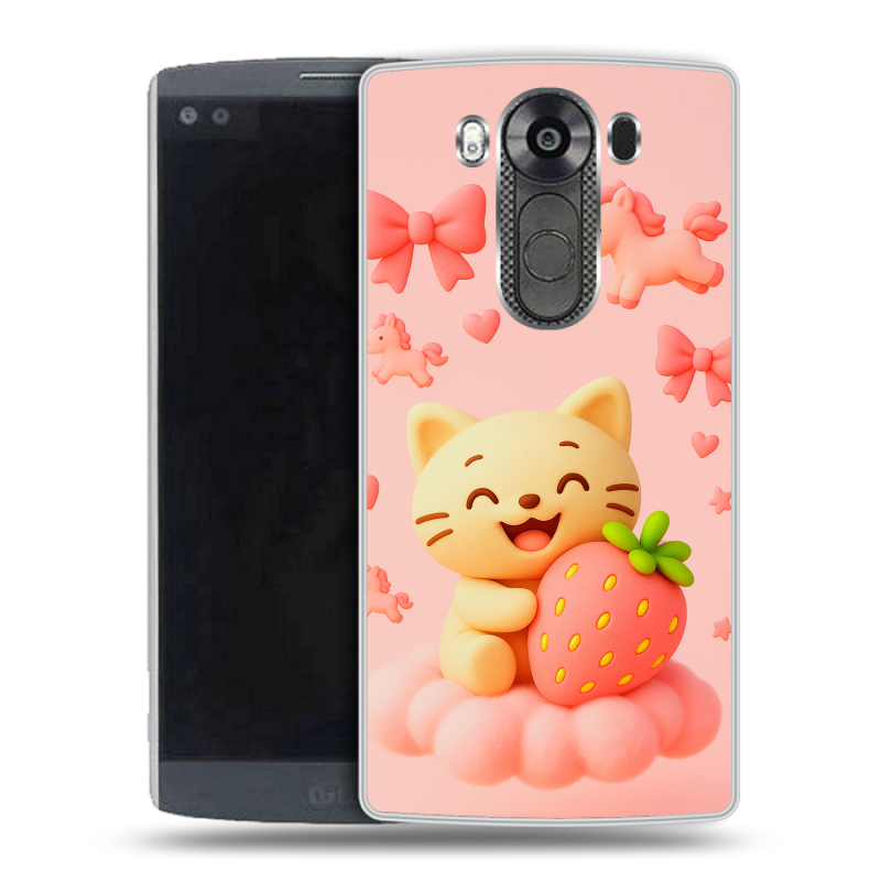 Пластиковый чехол на LG V10 с принтом для девочек Пластиковый чехол на LG V10 с принтом для девочек