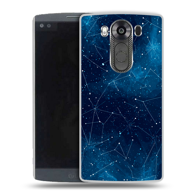 Пластиковый чехол на LG V10 с принтом Космос звезды Пластиковый чехол на LG V10 с принтом Космос звезды