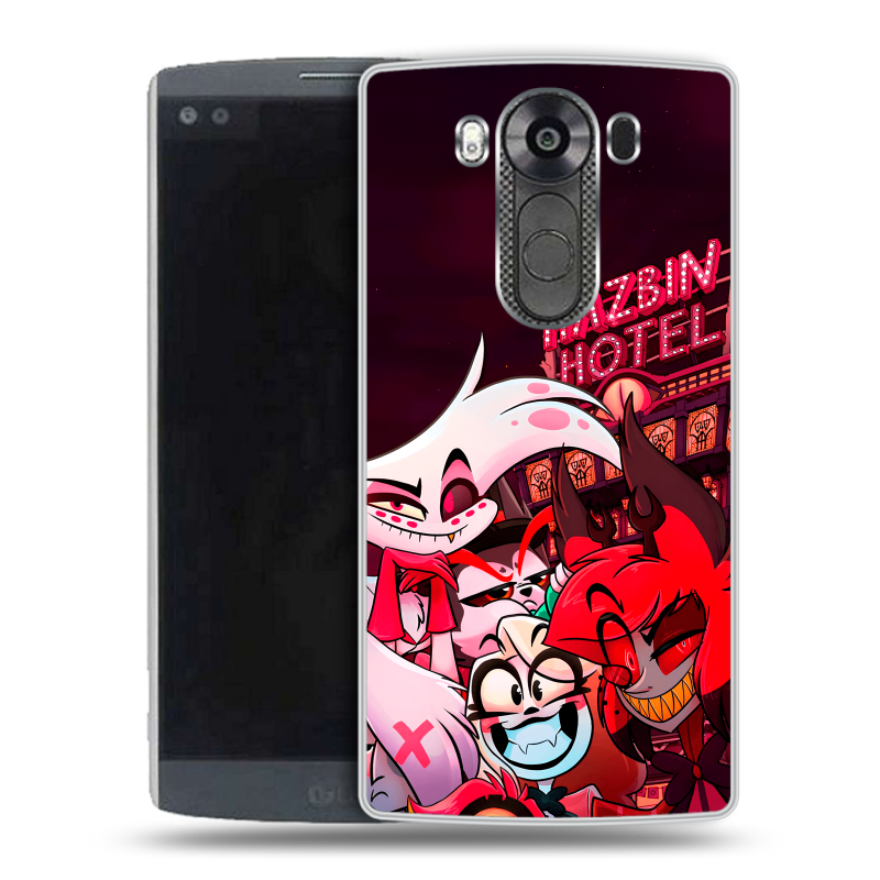 Силиконовый чехол на LG V10 с принтом Hazbin Hotel Отель Хазбин Силиконовый чехол на LG V10 с принтом Hazbin Hotel Отель Хазбин
