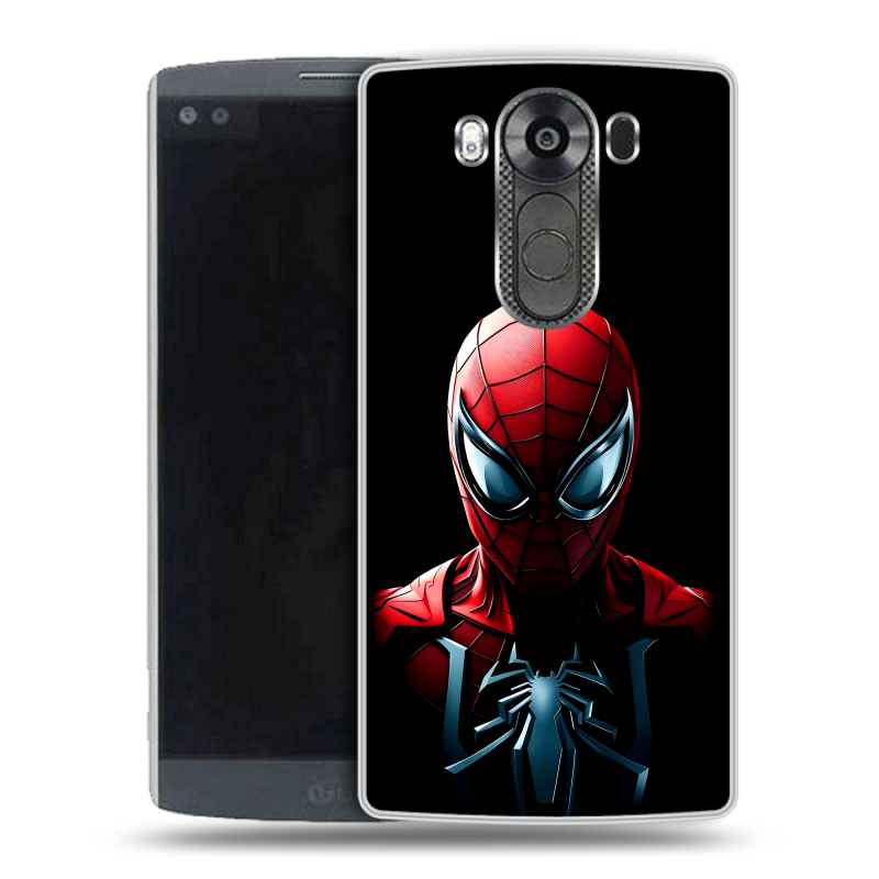 Силиконовый чехол на LG V10 с принтом Spiderman Человек паук Силиконовый чехол на LG V10 с принтом Spiderman Человек паук