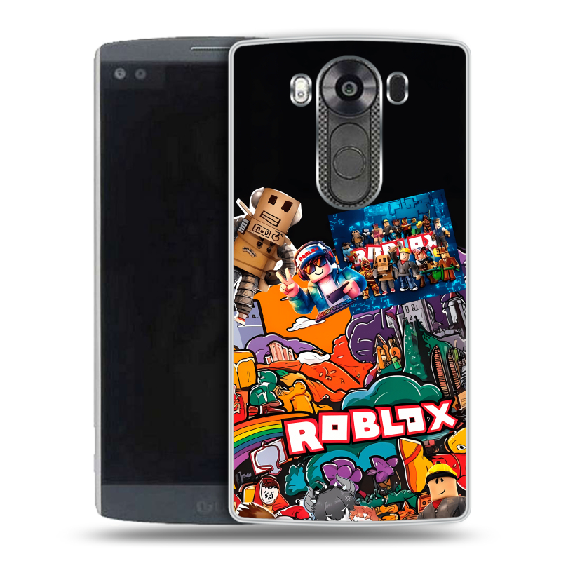 Силиконовый чехол на LG V10 с принтом Roblox Роблокс Силиконовый чехол на LG V10 с принтом Roblox Роблокс