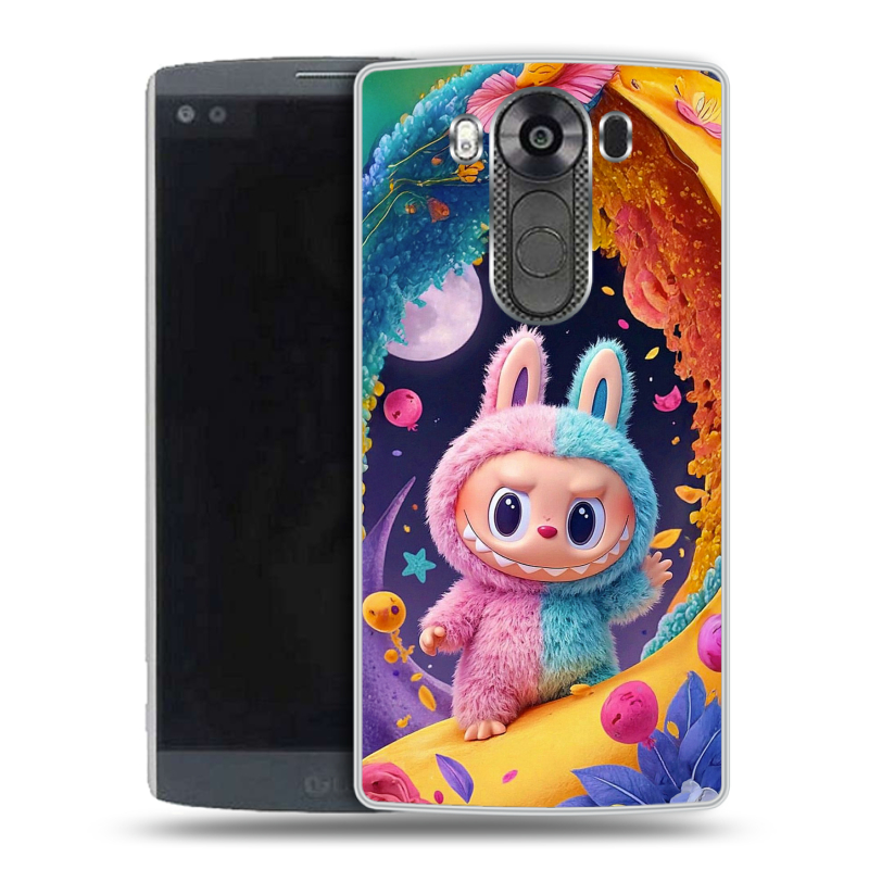 Силиконовый чехол на LG V10 с принтом Labubu Лабубу Силиконовый чехол на LG V10 с принтом Labubu Лабубу