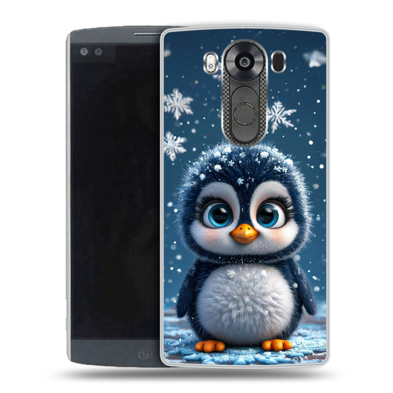 Пластиковый чехол на LG V10 с принтом Новый год Пластиковый чехол на LG V10 с принтом Новый год