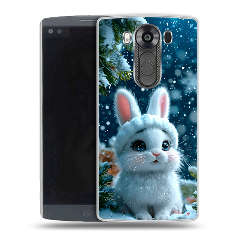 Пластиковый чехол на LG V10 с принтом Новый год Пластиковый чехол на LG V10 с принтом Новый год