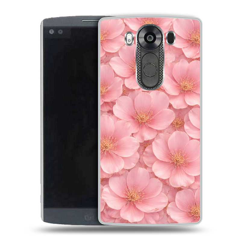 Силиконовый чехол на LG V10 с принтом женский Силиконовый чехол на LG V10 с принтом женский
