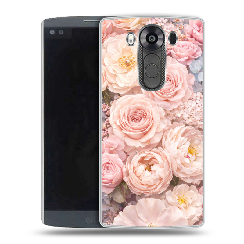 Силиконовый чехол на LG V10 с принтом женский Силиконовый чехол на LG V10 с принтом женский