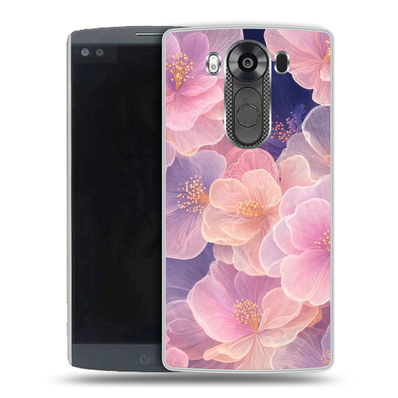 Силиконовый чехол на LG V10 с принтом женский Силиконовый чехол на LG V10 с принтом женский