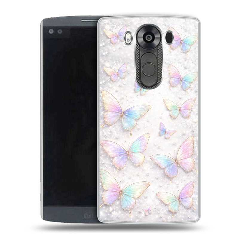 Силиконовый чехол на LG V10 с принтом женский Силиконовый чехол на LG V10 с принтом женский