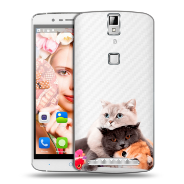 Пластиковый чехол на Elephone P8000 с принтом Кошки Пластиковый чехол на Elephone P8000 с принтом Кошки