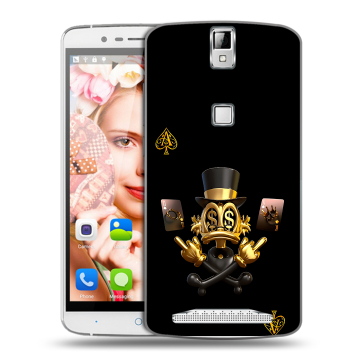 Пластиковый чехол на Elephone P8000 с принтом Золотой скрудж макдак