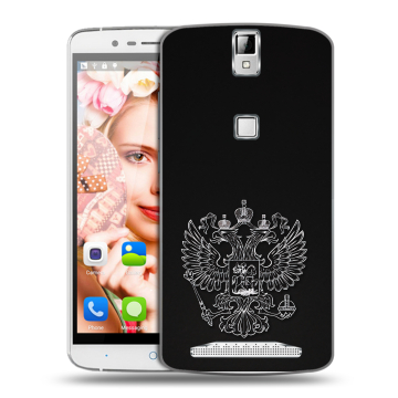 Пластиковый чехол на Elephone P8000 с принтом Герб России