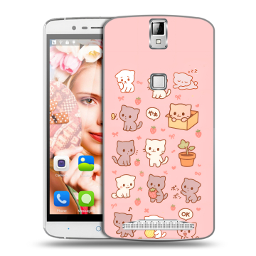 Пластиковый чехол на Elephone P8000 с принтом Hello Kitty Хелоу Кити