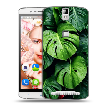 Пластиковый чехол на Elephone P8000 с принтом Листья Пластиковый чехол на Elephone P8000 с принтом Листья