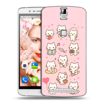 Пластиковый чехол на Elephone P8000 с принтом Hello Kitty Хелоу Кити Пластиковый чехол на Elephone P8000 с принтом Hello Kitty Хелоу Кити