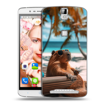 Пластиковый чехол на Elephone P8000 с принтом Капибара