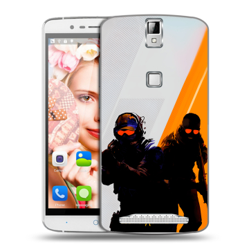 Пластиковый чехол на Elephone P8000 с принтом Контер страйк Counter strike