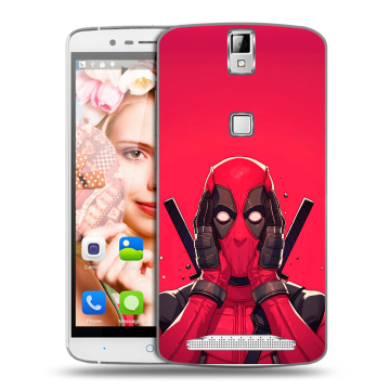 Пластиковый чехол на Elephone P8000 с принтом Дедпул Deadpool