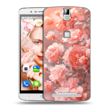 Пластиковый чехол на Elephone P8000 с принтом Розы цветы