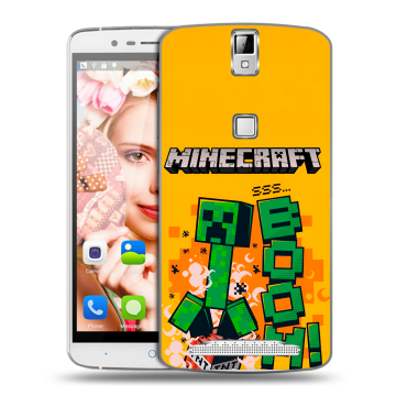 Пластиковый чехол на Elephone P8000 с принтом Майнкрафт Minecraft Пластиковый чехол на Elephone P8000 с принтом Майнкрафт Minecraft