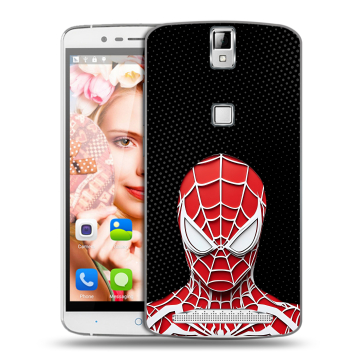 Пластиковый чехол на Elephone P8000 с принтом человек паук spiderman