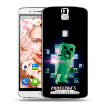 Пластиковый чехол на Elephone P8000 с принтом Майнкрафт Minecraft Пластиковый чехол на Elephone P8000 с принтом Майнкрафт Minecraft