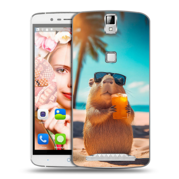 Пластиковый чехол на Elephone P8000 с принтом Капибара