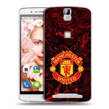 Пластиковый чехол на Elephone P8000 с принтом Manchester United