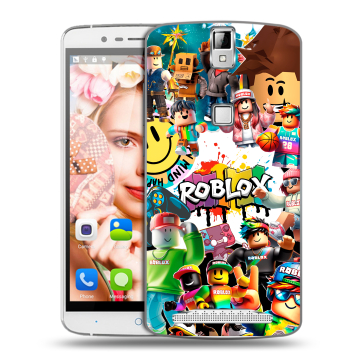 Пластиковый чехол на Elephone P8000 с принтом Roblox Роблокс Пластиковый чехол на Elephone P8000 с принтом Roblox Роблокс