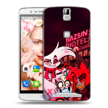 Пластиковый чехол на Elephone P8000 с принтом Hazbin Hotel Отель Хазбин Пластиковый чехол на Elephone P8000 с принтом Hazbin Hotel Отель Хазбин