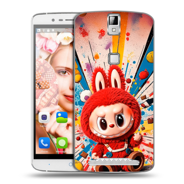 Пластиковый чехол на Elephone P8000 с принтом Labubu Лабубу