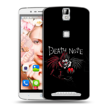 Пластиковый чехол на Elephone P8000 с принтом Death note Тетрадь смерти