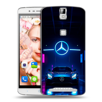 Пластиковый чехол на Elephone P8000 с принтом Mercedes Мерседес