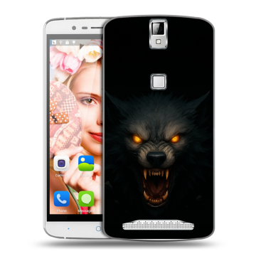 Пластиковый чехол на Elephone P8000 с принтом Волк