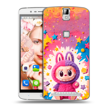 Пластиковый чехол на Elephone P8000 с принтом Labubu Лабубу