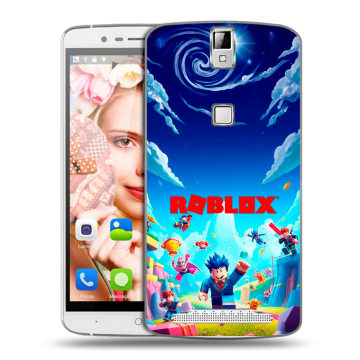 Пластиковый чехол на Elephone P8000 с принтом Roblox Роблокс