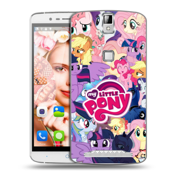 Пластиковый чехол на Elephone P8000 с принтом My little pony Дружба чудо