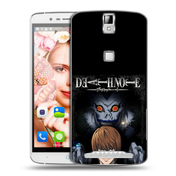 Пластиковый чехол на Elephone P8000 с принтом Death note Тетрадь смерти