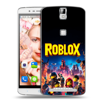 Пластиковый чехол на Elephone P8000 с принтом Roblox Роблокс Пластиковый чехол на Elephone P8000 с принтом Roblox Роблокс