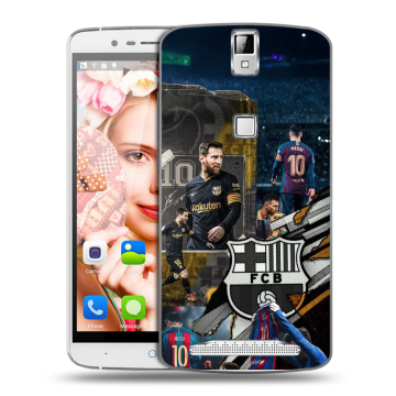 Пластиковый чехол на Elephone P8000 с принтом Messi Barcelona