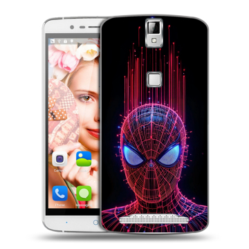 Пластиковый чехол на Elephone P8000 с принтом Spiderman Человек паук Пластиковый чехол на Elephone P8000 с принтом Spiderman Человек паук