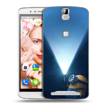 Пластиковый чехол на Elephone P8000 с принтом Миньоны