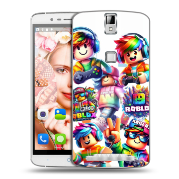 Пластиковый чехол на Elephone P8000 с принтом Roblox Роблокс Пластиковый чехол на Elephone P8000 с принтом Roblox Роблокс