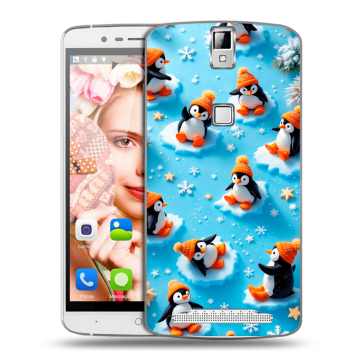 Пластиковый чехол на Elephone P8000 с принтом Новый год