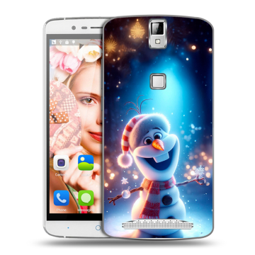 Пластиковый чехол на Elephone P8000 с принтом Новый год