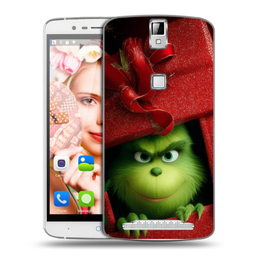Пластиковый чехол на Elephone P8000 с принтом Новый год