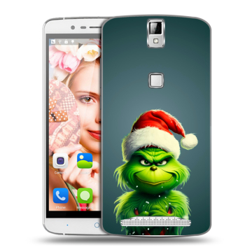 Пластиковый чехол на Elephone P8000 с принтом Новый год