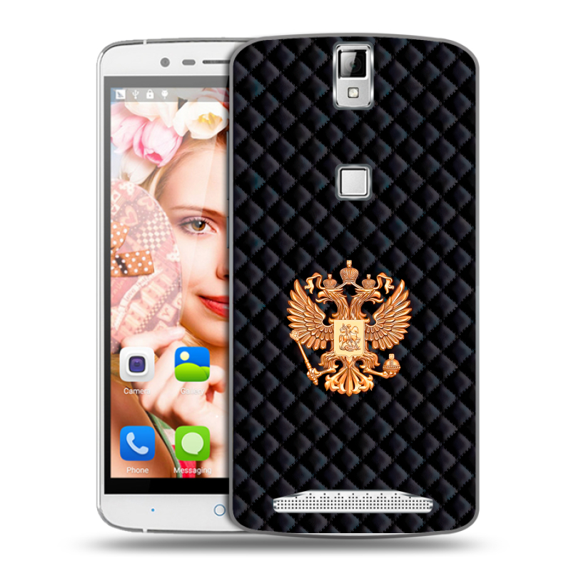 Пластиковый чехол на Elephone P8000 с принтом Герб России принт Пластиковый чехол на Elephone P8000 с принтом Герб России принт
